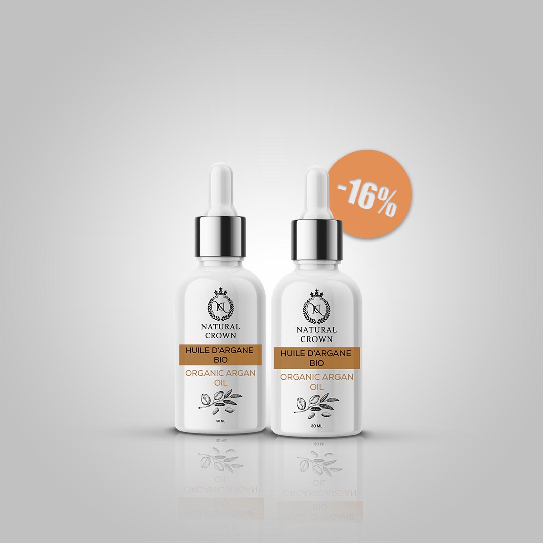 2 flacons d’huile d’argan bio 50ml